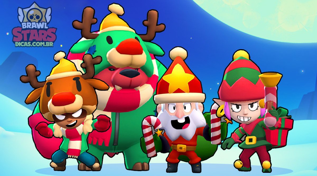 Evento De Natal Revelado Skins Natalinas Oferta E Mapa De Neve Brawl Stars Dicas - skins natal brawl stars nit