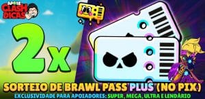 Sorteio Exclusivo de Brawl Pass Plus no Discord