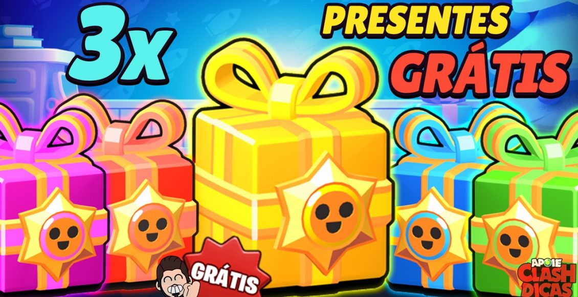 Natal no Brawl Stars: 3 Presentes Grátis